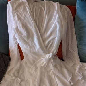 White Wrap Dress